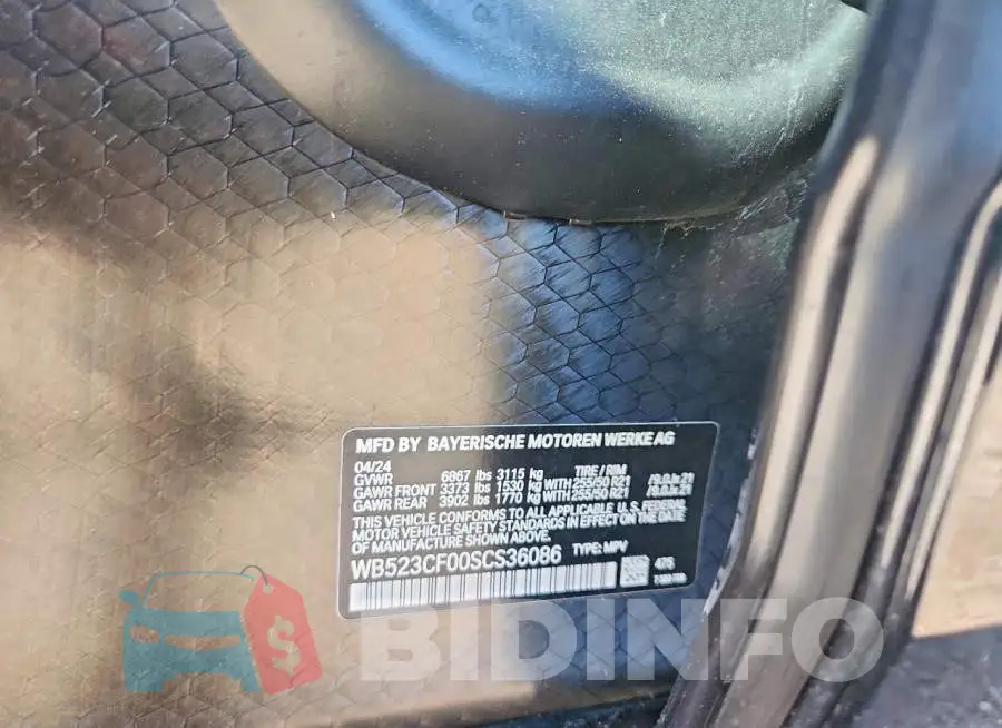 WB523CF00SCS36086 Photo# 14