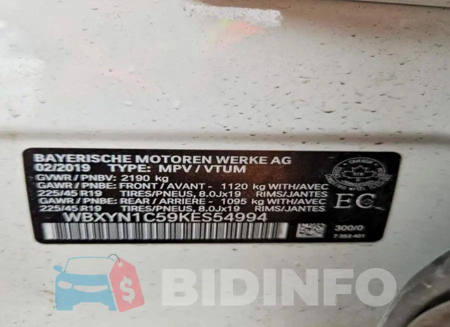 WBXYN1C59KES54994 Photo# 13