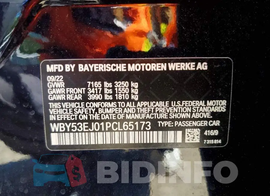 WBY53EJ01PCL65173 Photo# 13