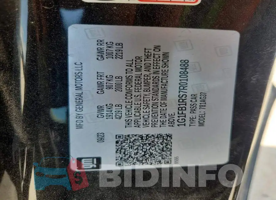 1G1FB1RS7R0108488 Photo# 12