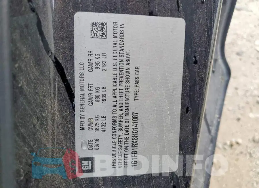 1G1FB1RX8H0141087 Photo# 12