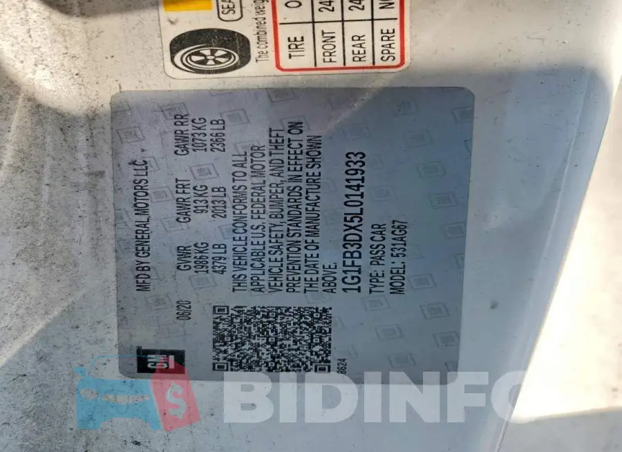 1G1FB3DX5L0141933 Photo# 12
