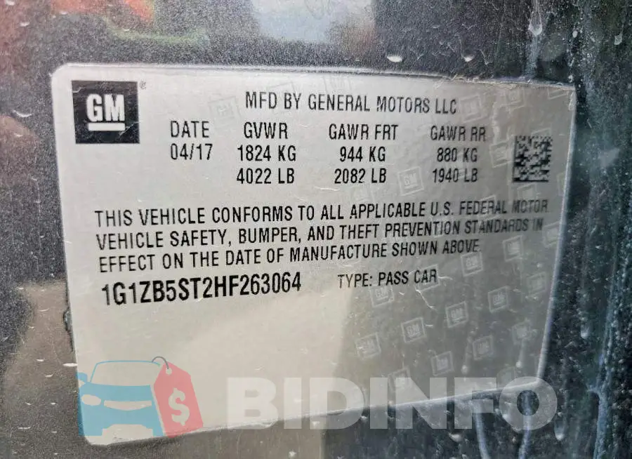 1G1ZB5ST2HF263064 Photo# 12