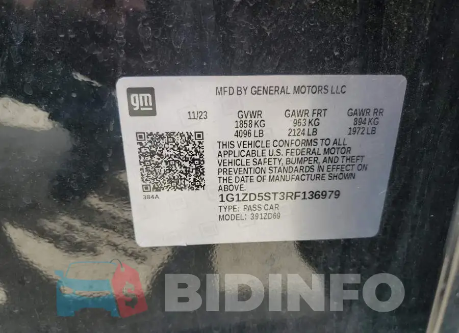 1G1ZD5ST3RF136979 Photo# 12