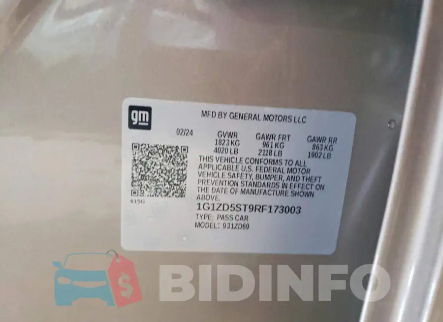 1G1ZD5ST9RF173003 Photo# 12
