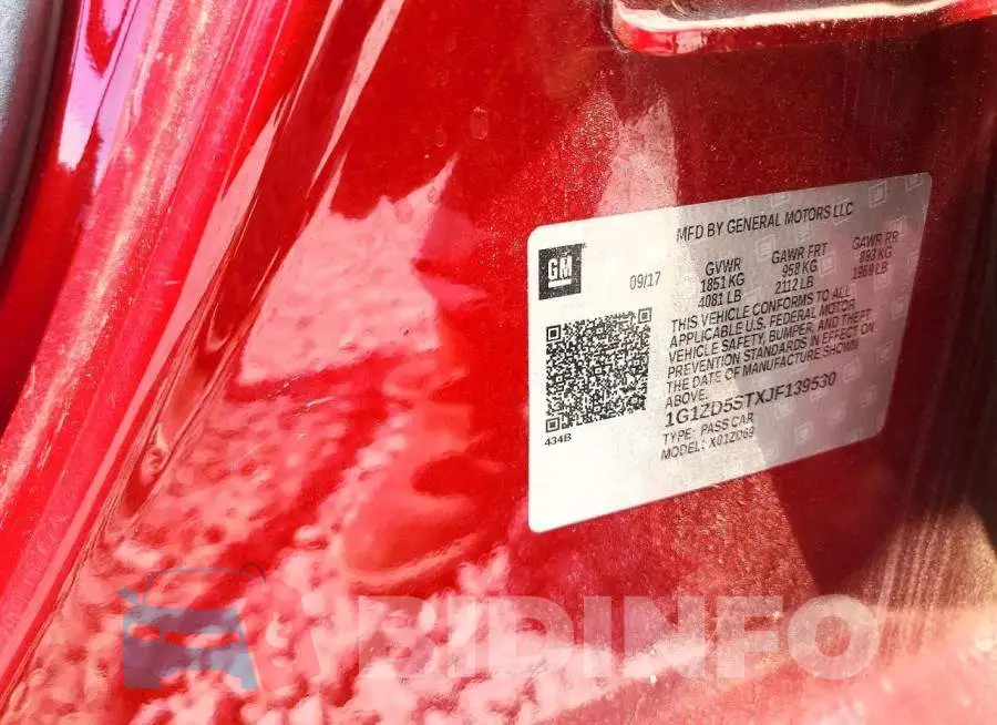 1G1ZD5STXJF139530 Photo# 12