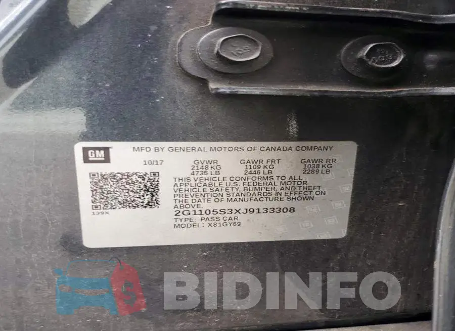2G1105S3XJ9133308 Photo# 12