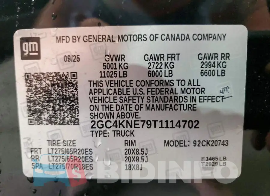 2GC4KNE79T1114702 Photo# 12