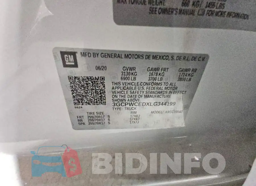 3GCPWCEDXLG344199 Photo# 12