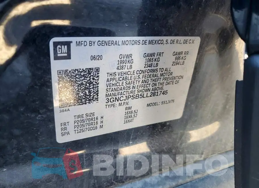 3GNCJPSB5LL281745 Photo# 14