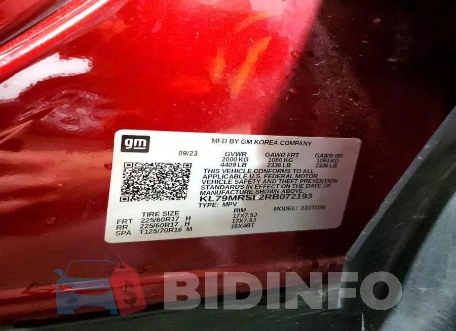 KL79MRSL2RB072193 Photo# 13