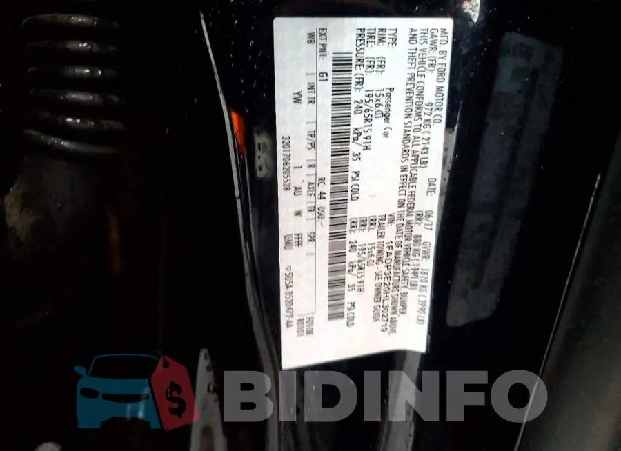 1FADP3E20HL302719 Photo# 12