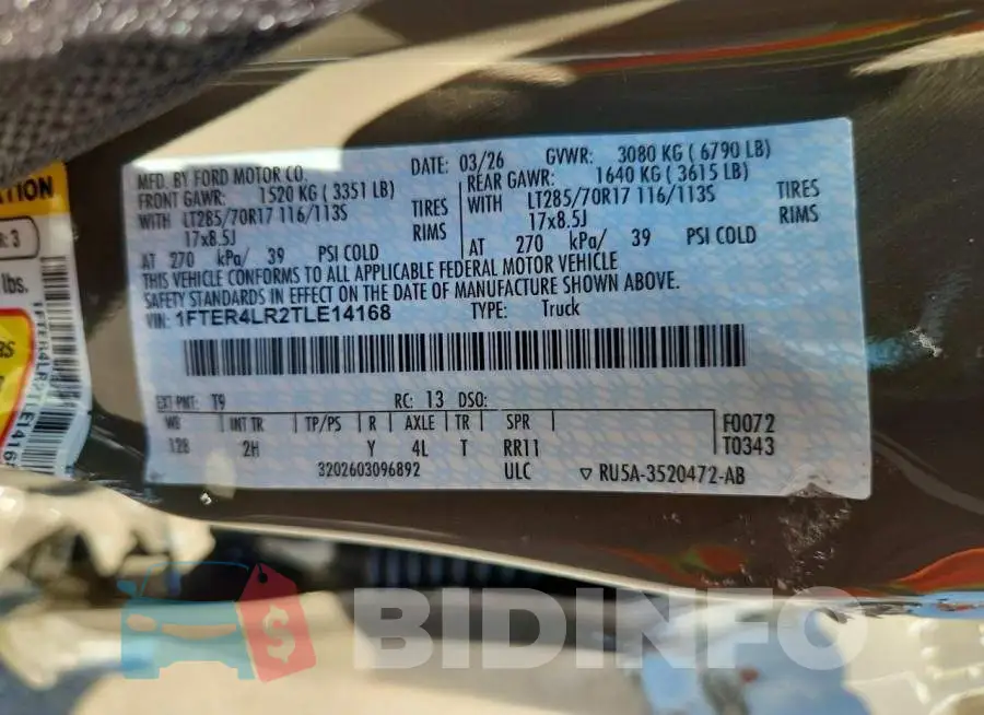 1FTER4LR2TLE14168 Photo# 12