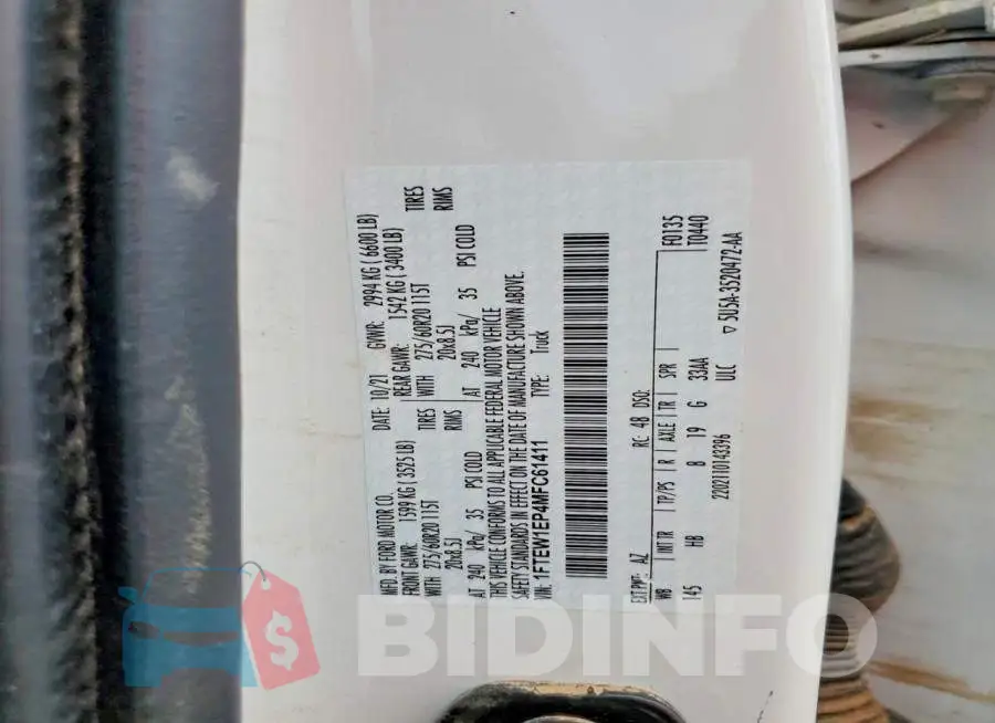1FTEW1EP4MFC61411 Photo# 12
