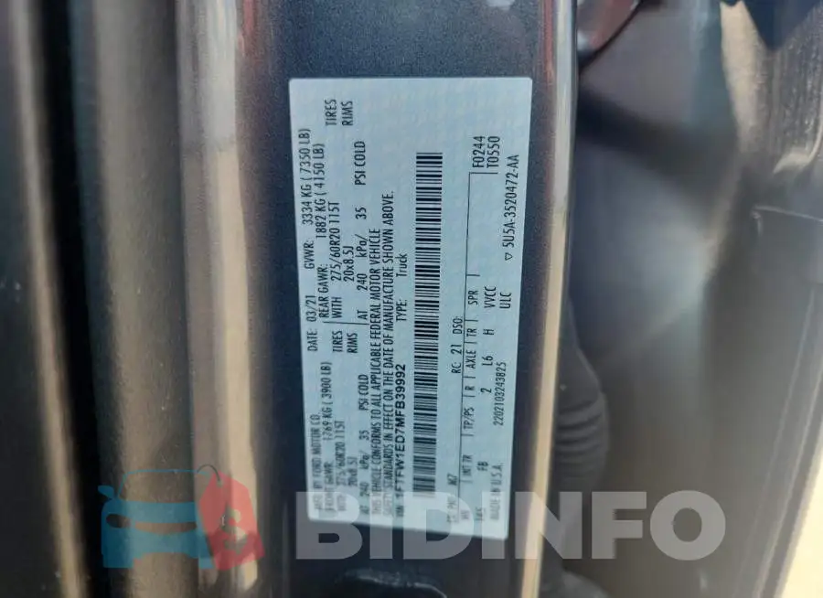 1FTFW1ED7MFB39992 Photo# 12