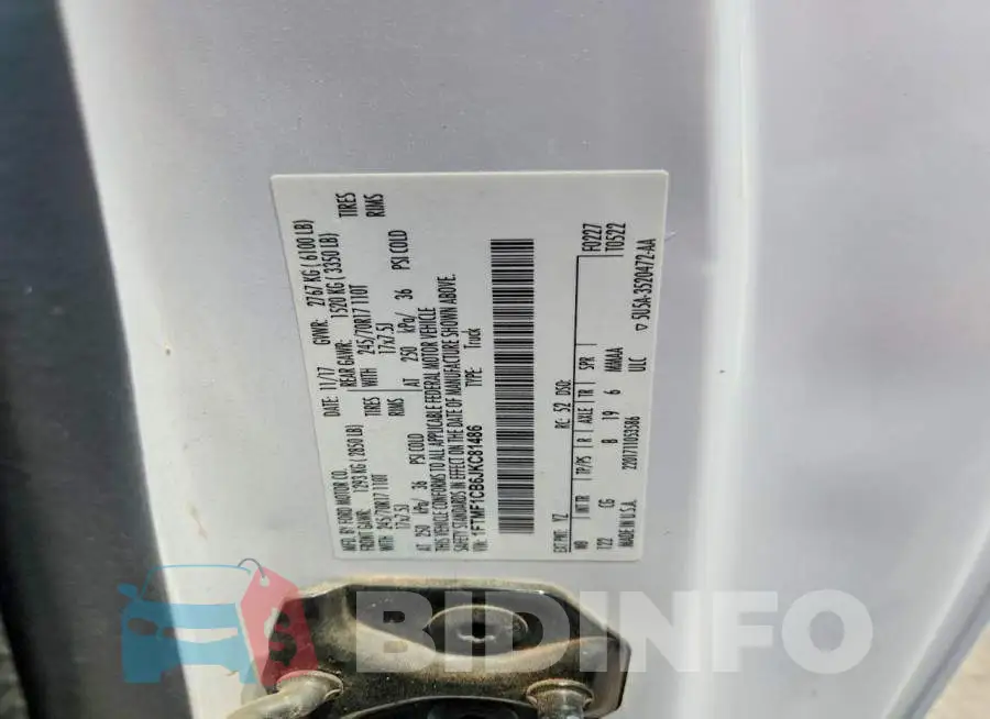 1FTMF1CB6JKC81486 Photo# 12