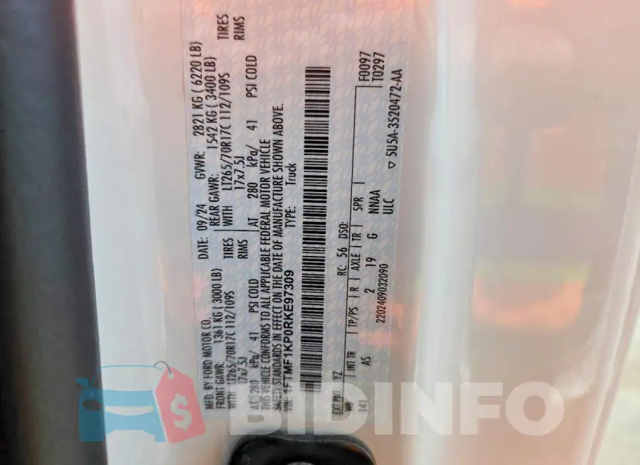 1FTMF1KP0RKE97309 Photo# 12