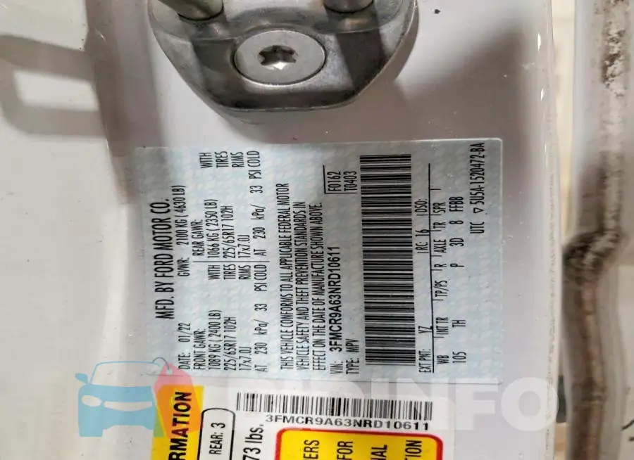 3FMCR9A63NRD10611 Photo# 12