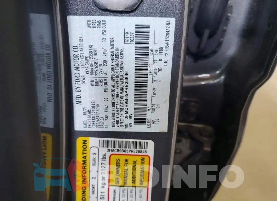 3FMCR9B65PRE26846 Photo# 12