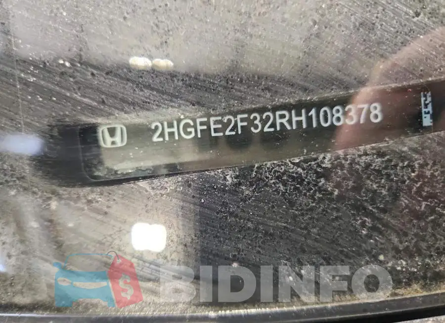 2HGFE2F32RH108378 Photo# 12