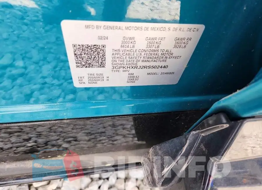 3GPKHXRJ2RS502440 Photo# 13