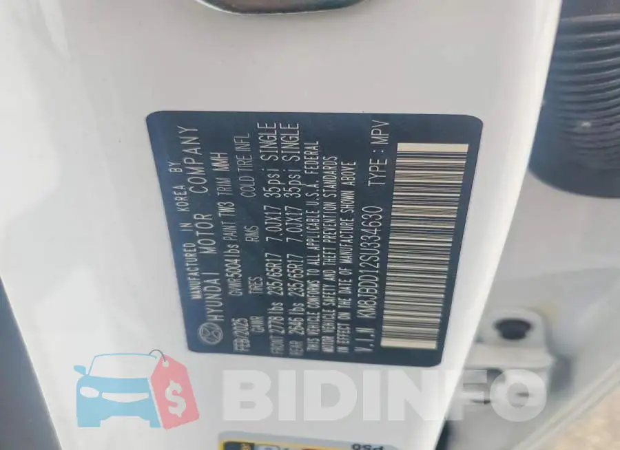 KM8JBDD12SU334630 Photo# 13