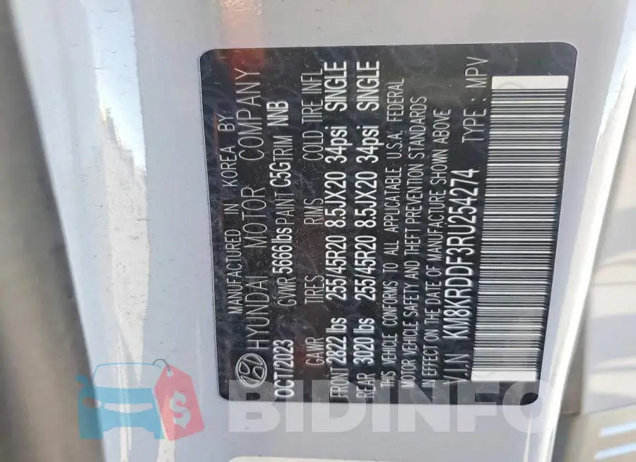 KM8KRDDF3RU254274 Photo# 12