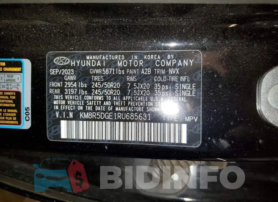 KM8R5DGE1RU685631 Photo# 14