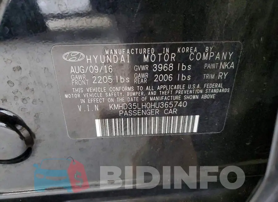 KMHD35LH0HU365740 Photo# 12