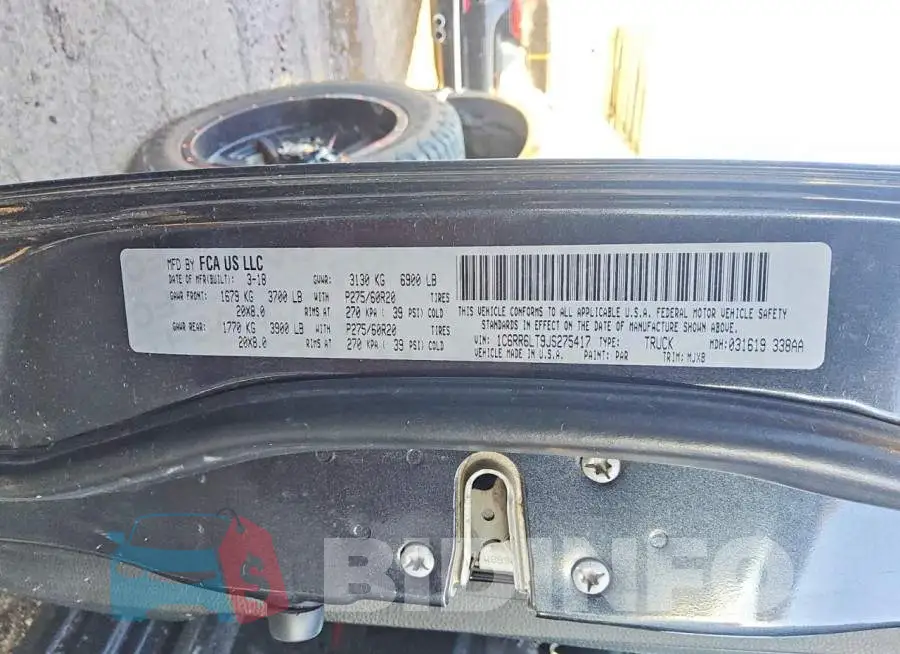 1C6RR6LT9JS275417 Photo# 12