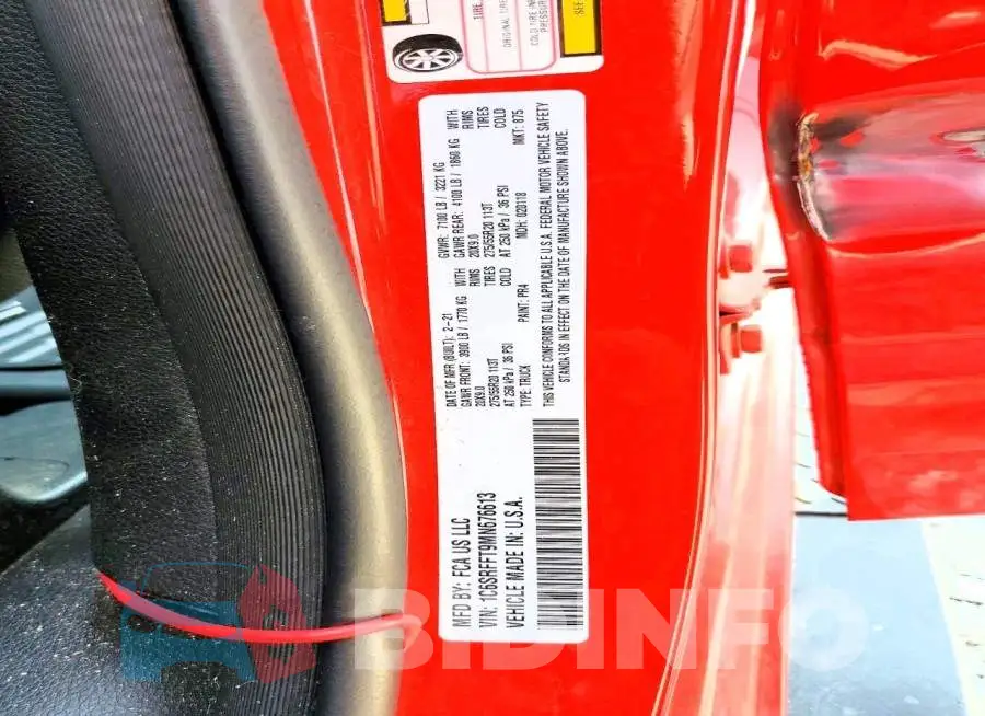 1C6SRFFT9MN676613 Photo# 12