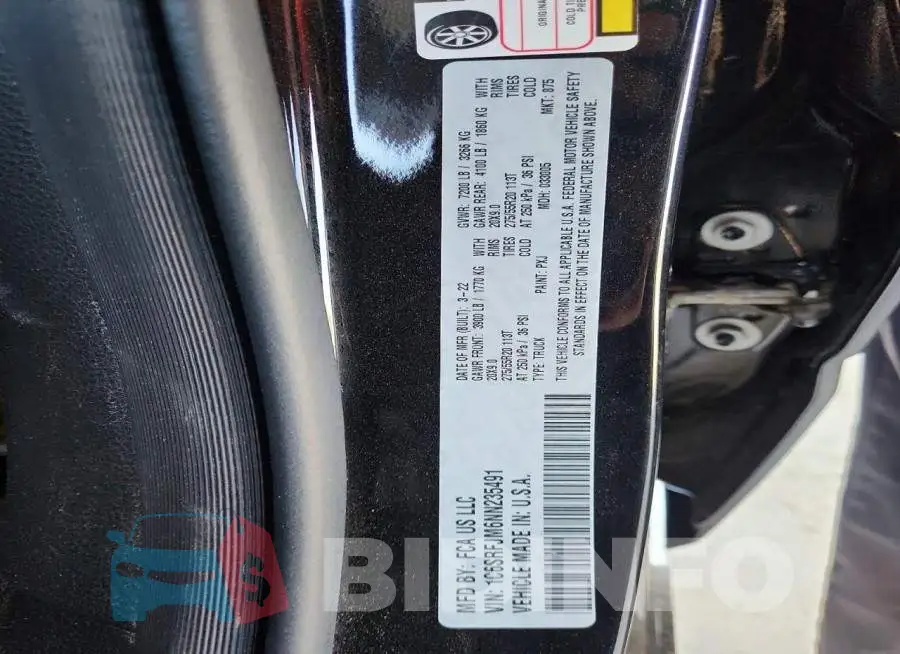 1C6SRFJM6NN235491 Photo# 12
