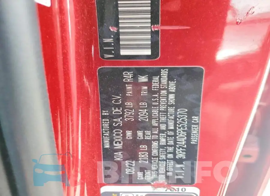 3KPF24AD6PE525370 Photo# 12