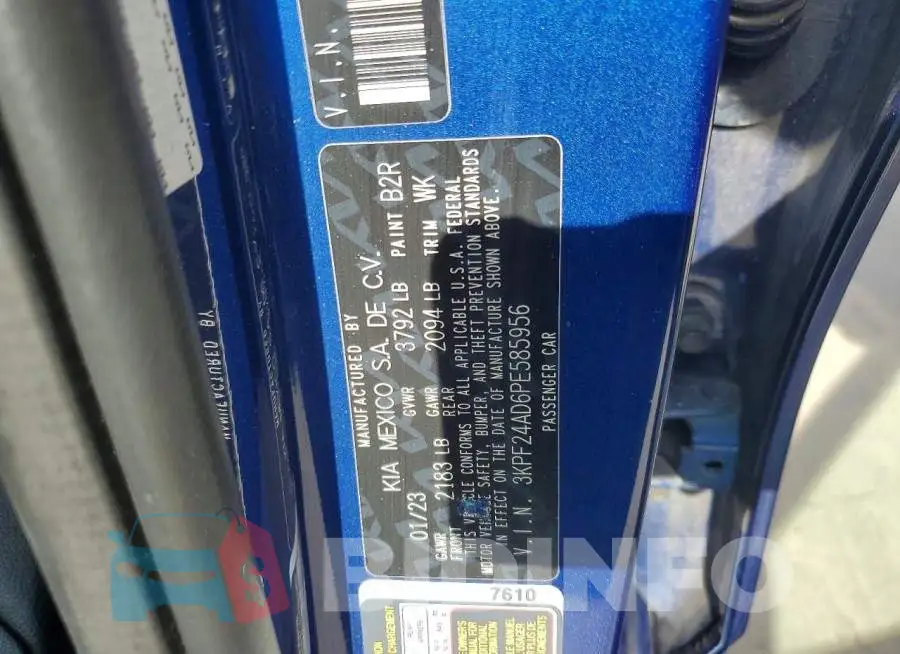 3KPF24AD6PE585956 Photo# 12