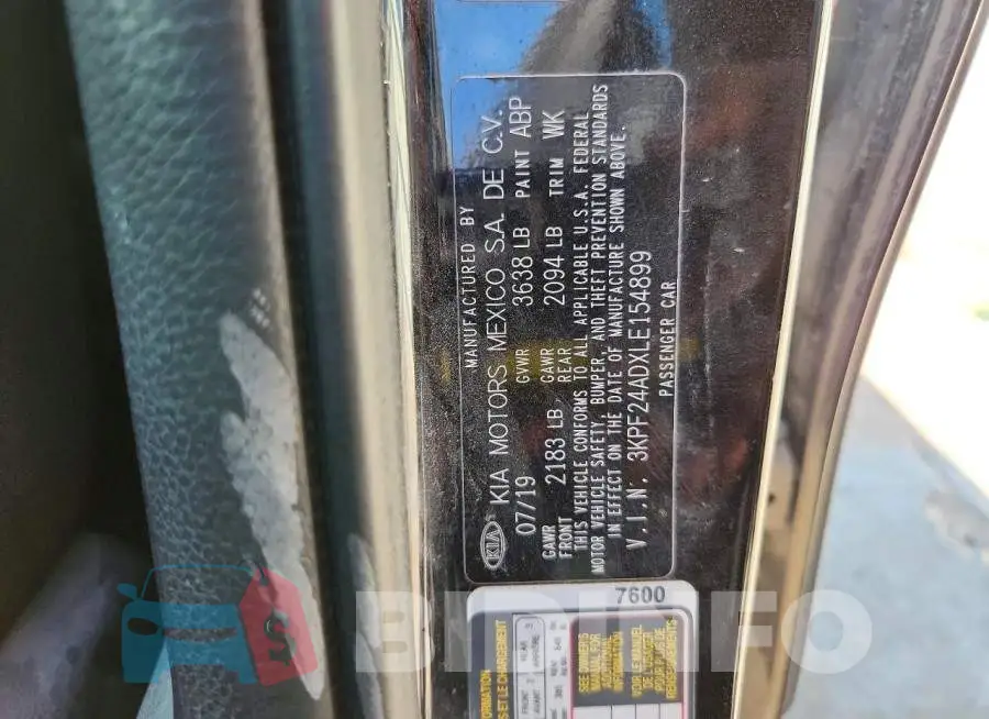 3KPF24ADXLE154899 Photo# 12