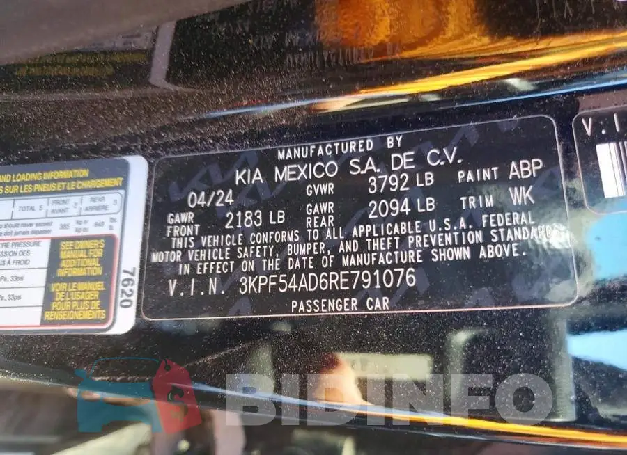 3KPF54AD6RE791076 Photo# 13