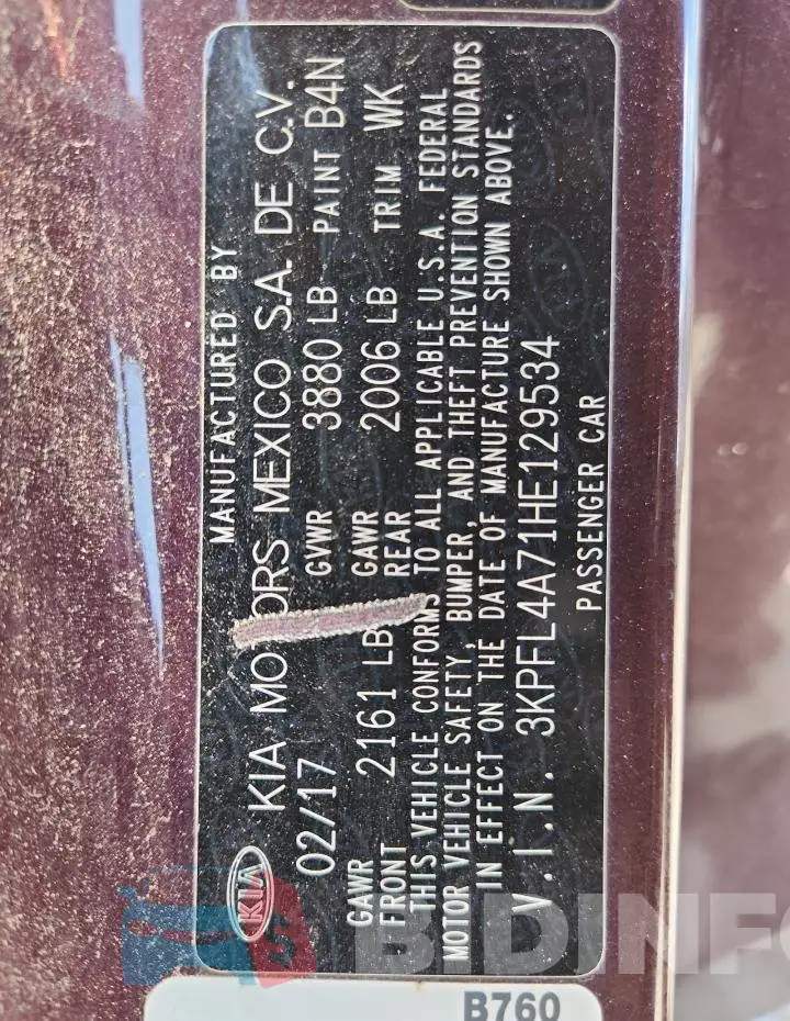 3KPFL4A71HE129534 Photo# 12