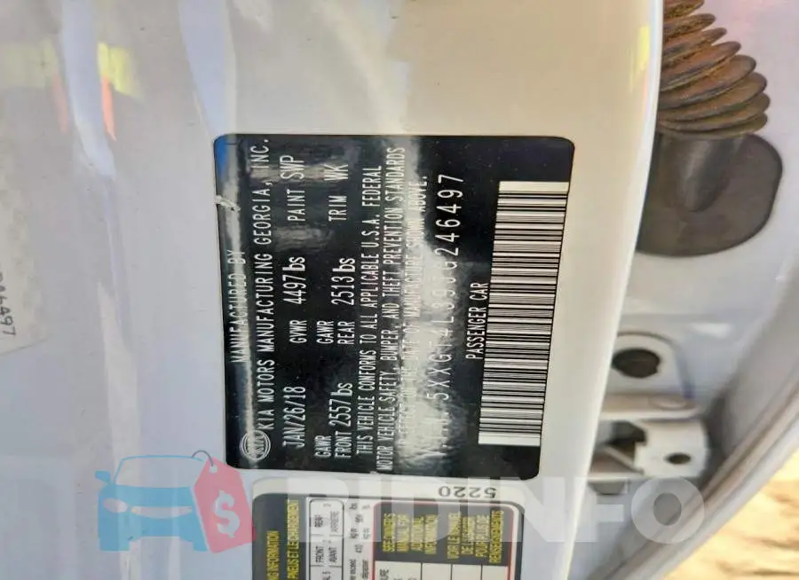 5XXGT4L39JG246497 Photo# 12