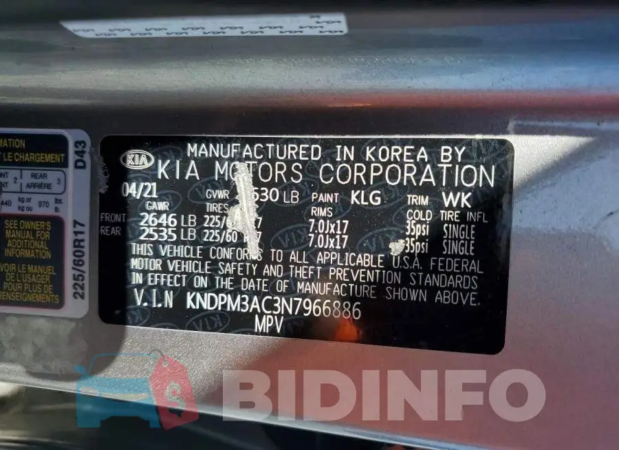 KNDPM3AC3N7966886 Photo# 13
