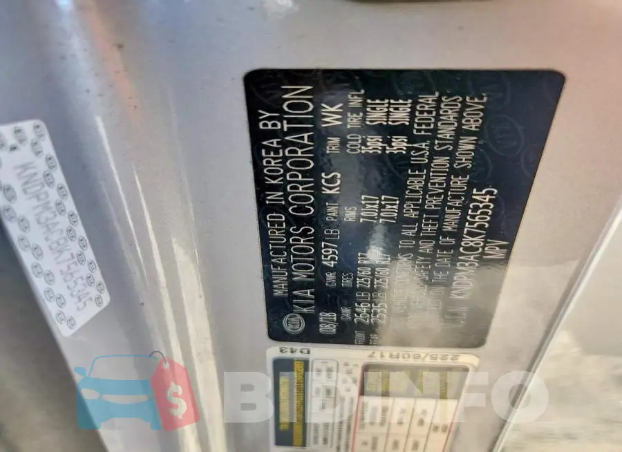 KNDPM3AC8K7565345 Photo# 14