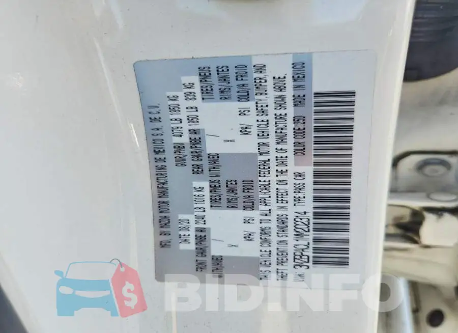 3MZBPACL1MM202314 Photo# 13