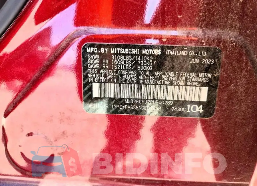 ML32FUFJ2RHF00289 Photo# 12
