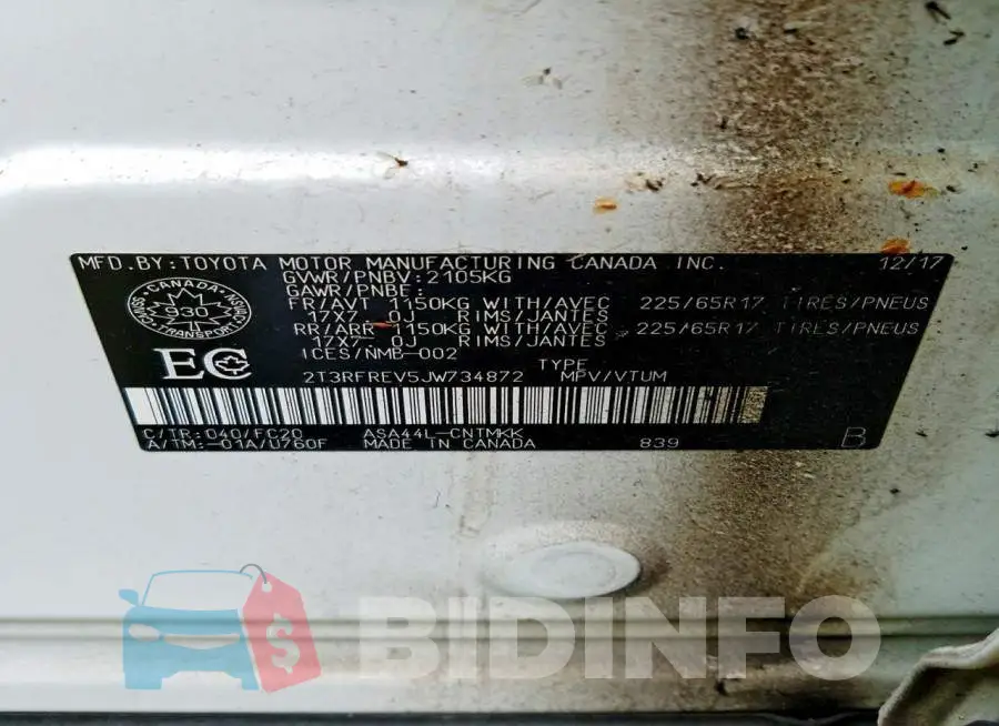 2T3RFREV5JW734872 Photo# 13
