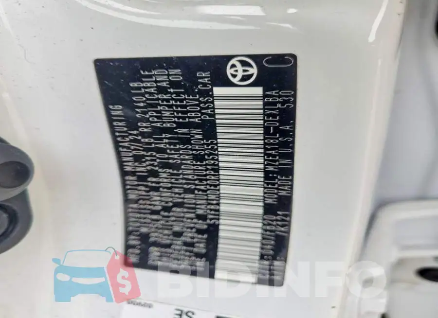 5YFB4MDE0RP195255 Photo# 12