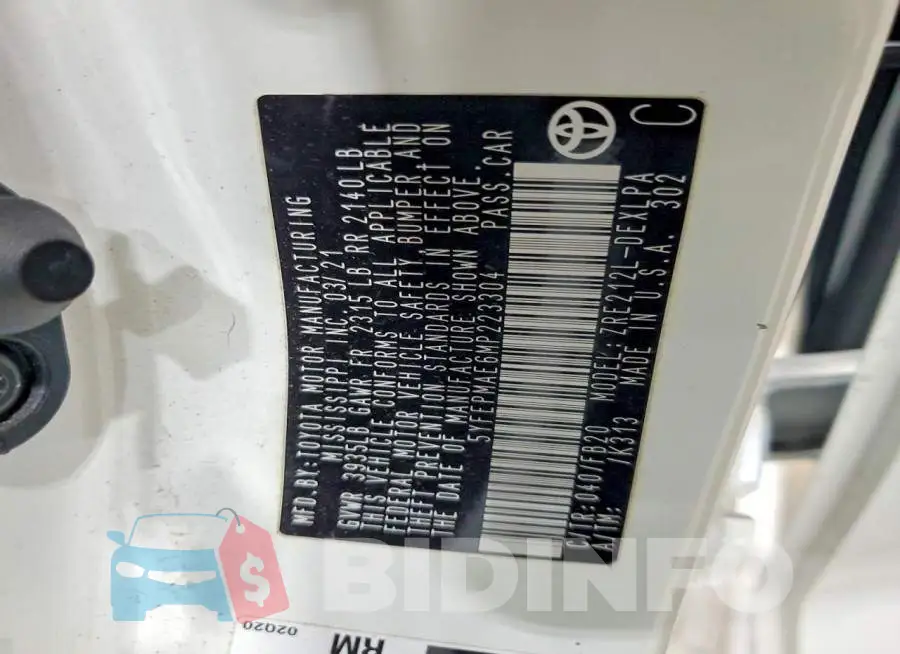 5YFEPMAE6MP223304 Photo# 12