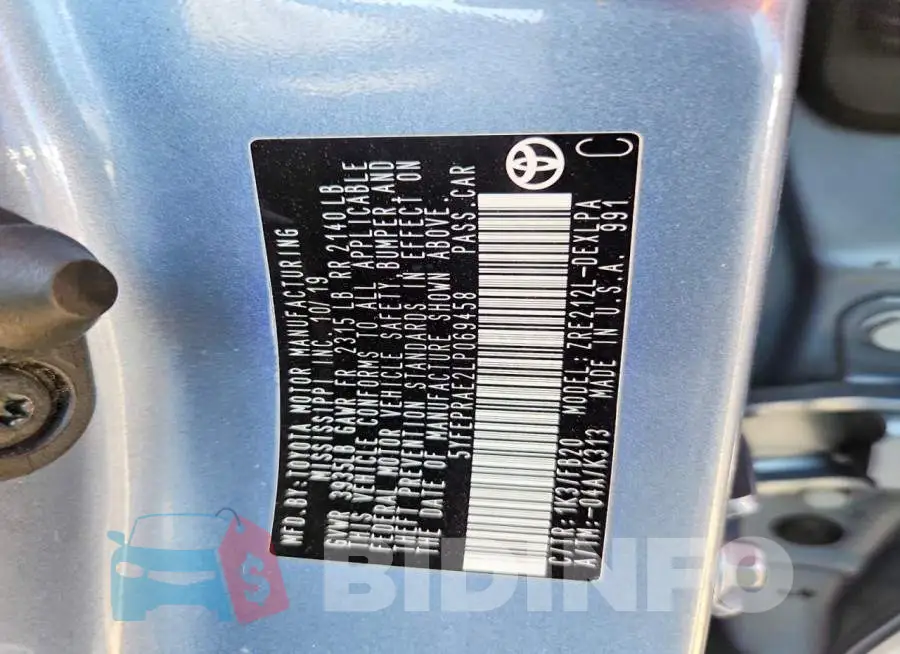5YFEPRAE2LP069458 Photo# 12