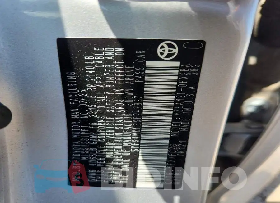 5YFS4MCE6SP247897 Photo# 13