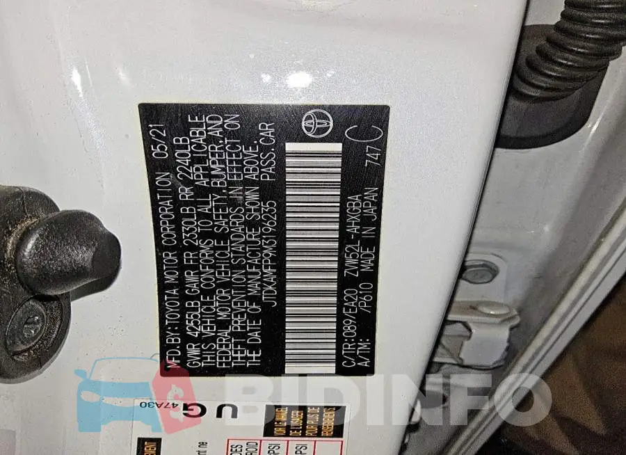 JTDKAMFP9M3196235 Photo# 12