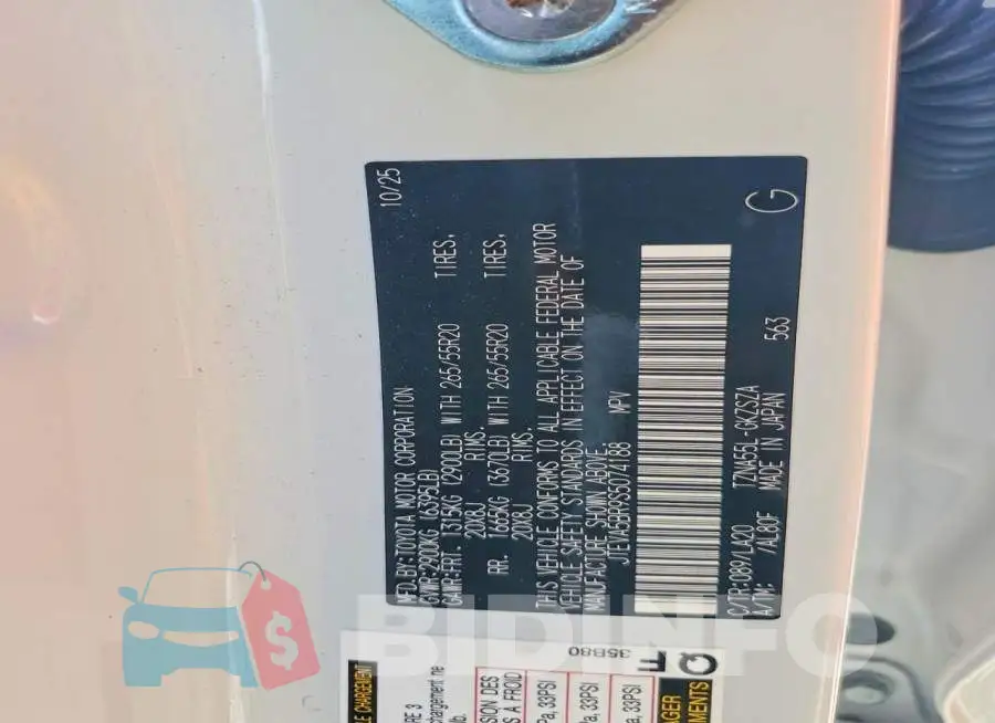 JTEVA5BR9S5074188 Photo# 12