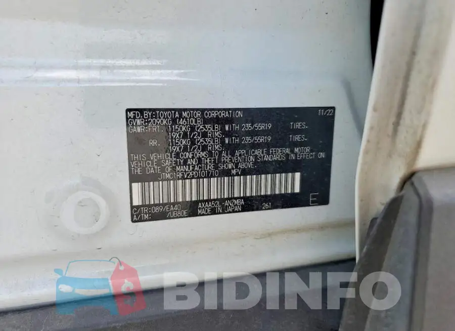 JTMC1RFV2PD101710 Photo# 13